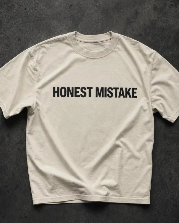 "Honest Mistake" Tee